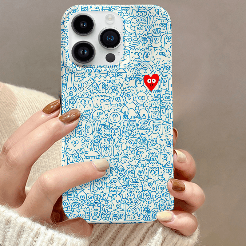 TEMU para Teléfono - Adorables y Artísticas Fundas de Teléfono con Temática de Dibujos Animados de Películas Coreanas, Compatibles con los Modelos de