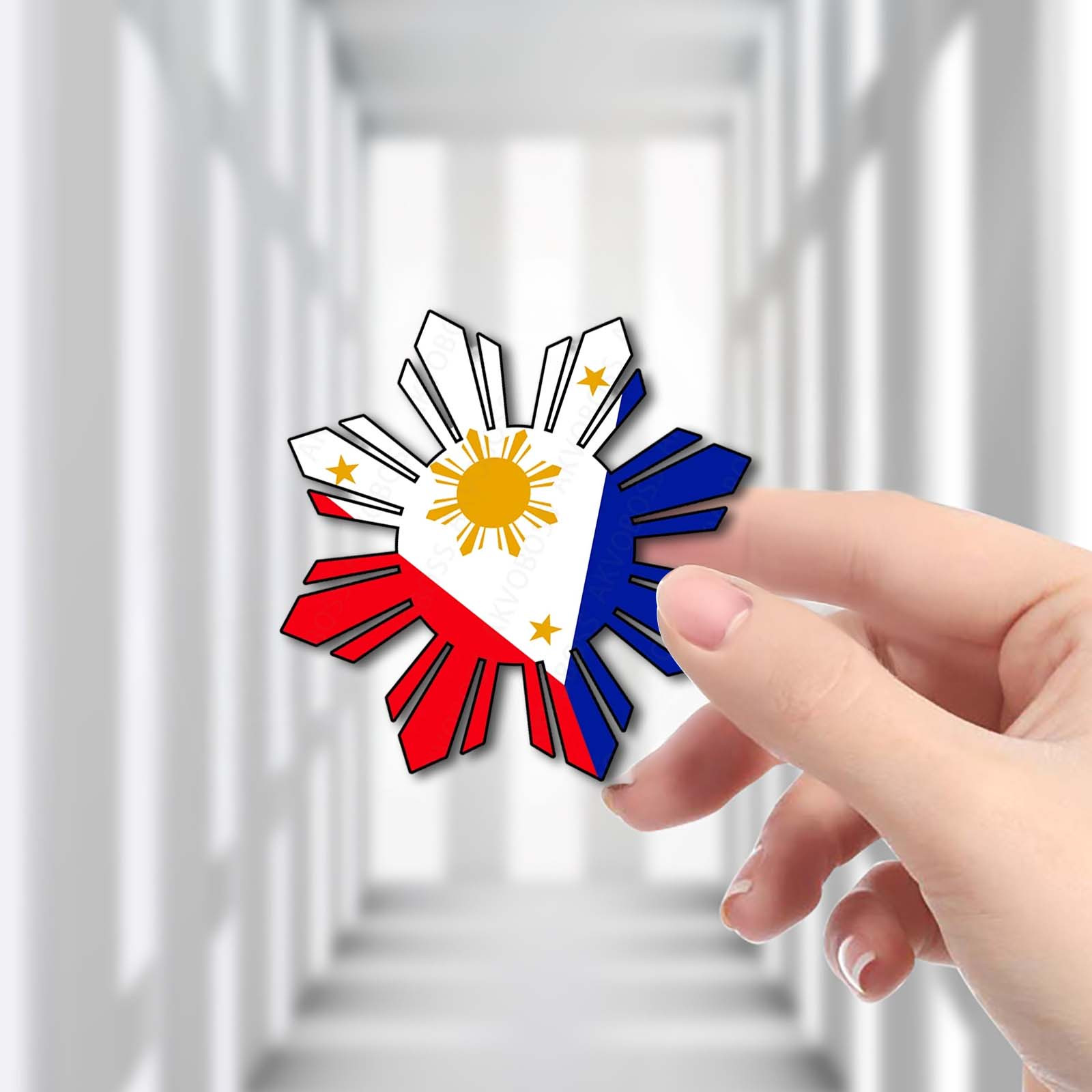 MADE IN THE PHILIPPINES PINOY PINAY FILIPINO BORN CAR DECAL - Foto 8