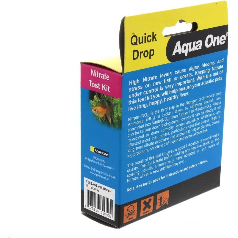 Aquarium Nitrate Kit NO3 Quick Drop 92055 Fish Aqua One - Image 4