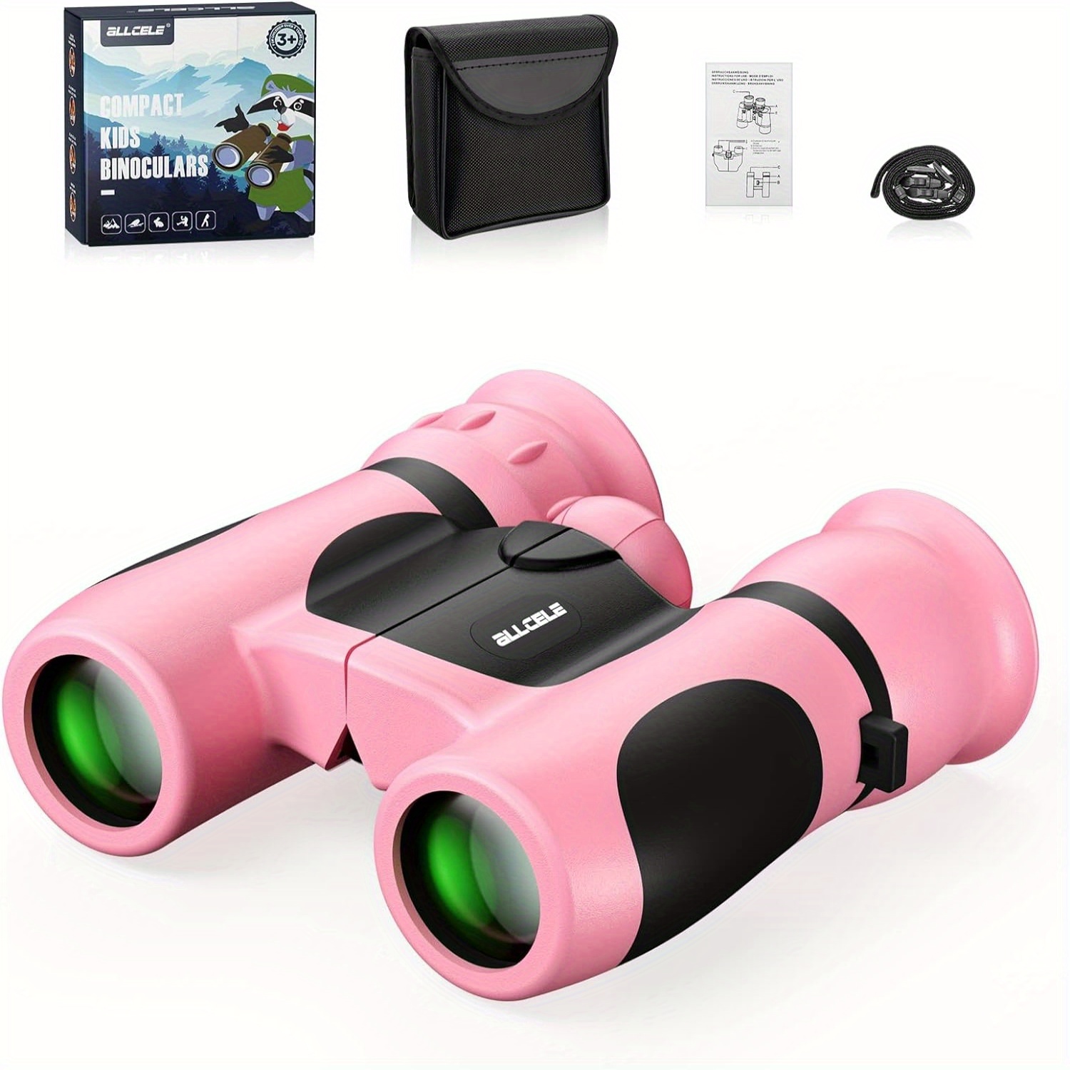 1pc Binoculars Handheld Telescope, 8 Times Magnification, Clear Field Of View, Focus Adjustable, Suitable For Outdoor Adventure