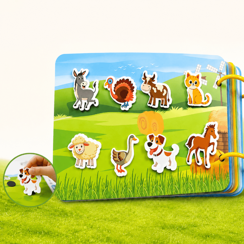 Educational Interactive Learning Sticker Book for Children