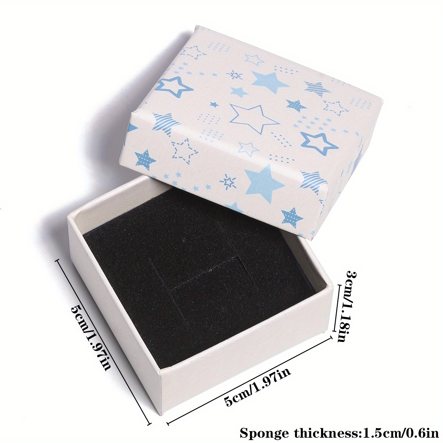 White Star Series Gift Box and Paper Bag Set, Jewelry Packaging