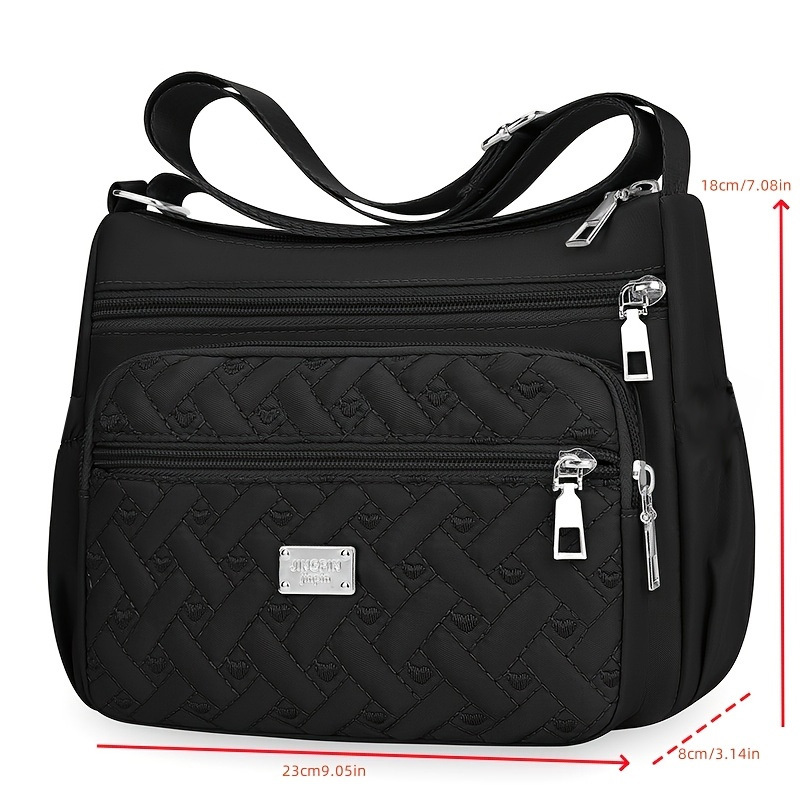 TEMU Women's Crossbody Bag - Simple Neutral Crossbody Bag For Outdoor Commuting, Suitable For Daily Commutes, Travel, And As For Holidays [zipper