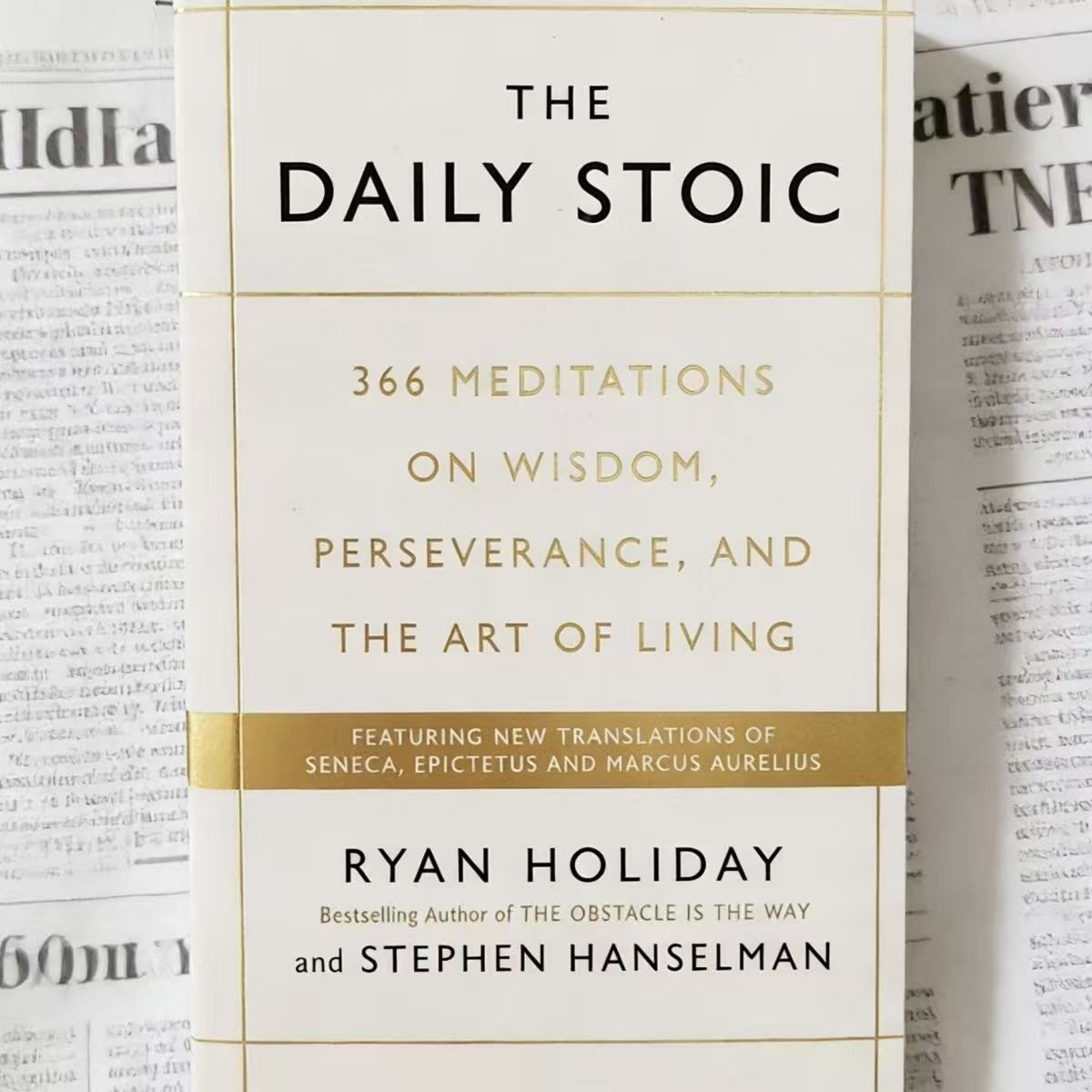 TEMU The Daily Stoic: 366 Meditations On Wisdom & The Art Of Living By Ryan Holiday | Page-a-day Stoic Philosophy Guide For Modern Life, Featuring