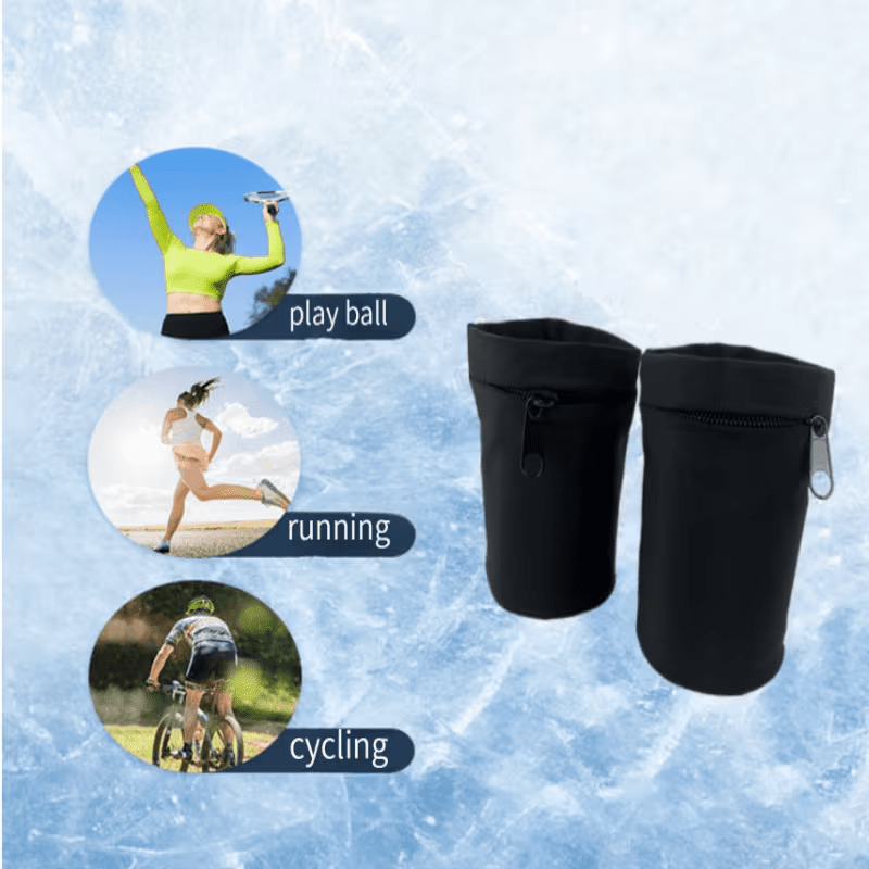 TEMU deportiva para monedas con diseño de correa de muñeca, unisex, puede guardar llaves, monedas y tarjetas, también utilizable como toalla de y de
