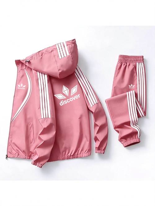 2-teiliges Set. Unisex Freizeit- und Sport-Kapuzen-Reißverschluss-Set. Bequem und atmungsaktiv, Halloween-, geeignet für verschiedene Anlässe wie Fitness, Sport und Laufen. Erhältlich in mehreren Stilen und Farben, um unterschiedliche Bedürfnisse zu erfüllen