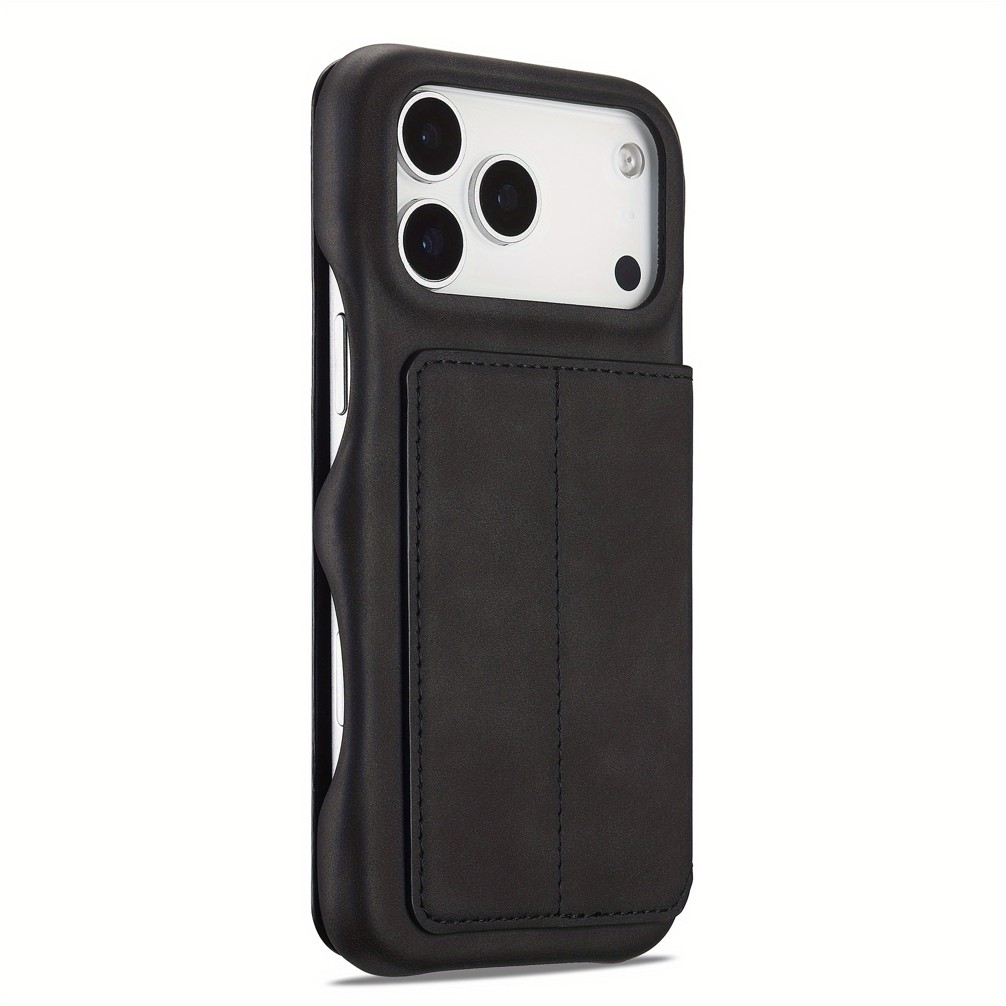 TEMU Phone Case - Electroplated Solid Color Faux Leather Phone Case Is Compatible With The Iphone 17, 17 Pro, 17 Air, 17 Pro Max, And Other Models
