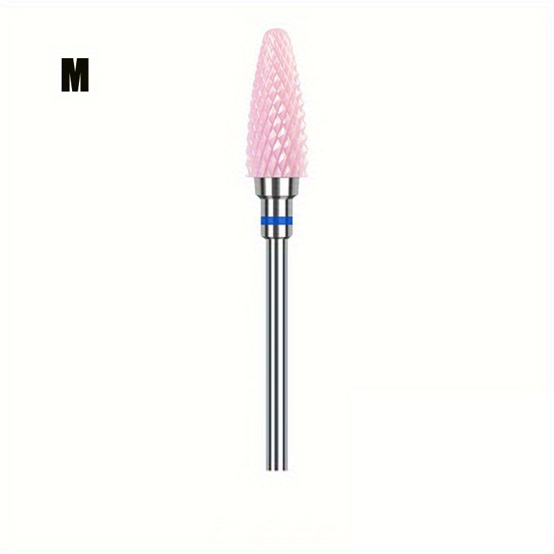 Single Pack Pink Ceramic High-quality Grinding Head Nail Buffing Tool Nail Grinding Machine Accessory