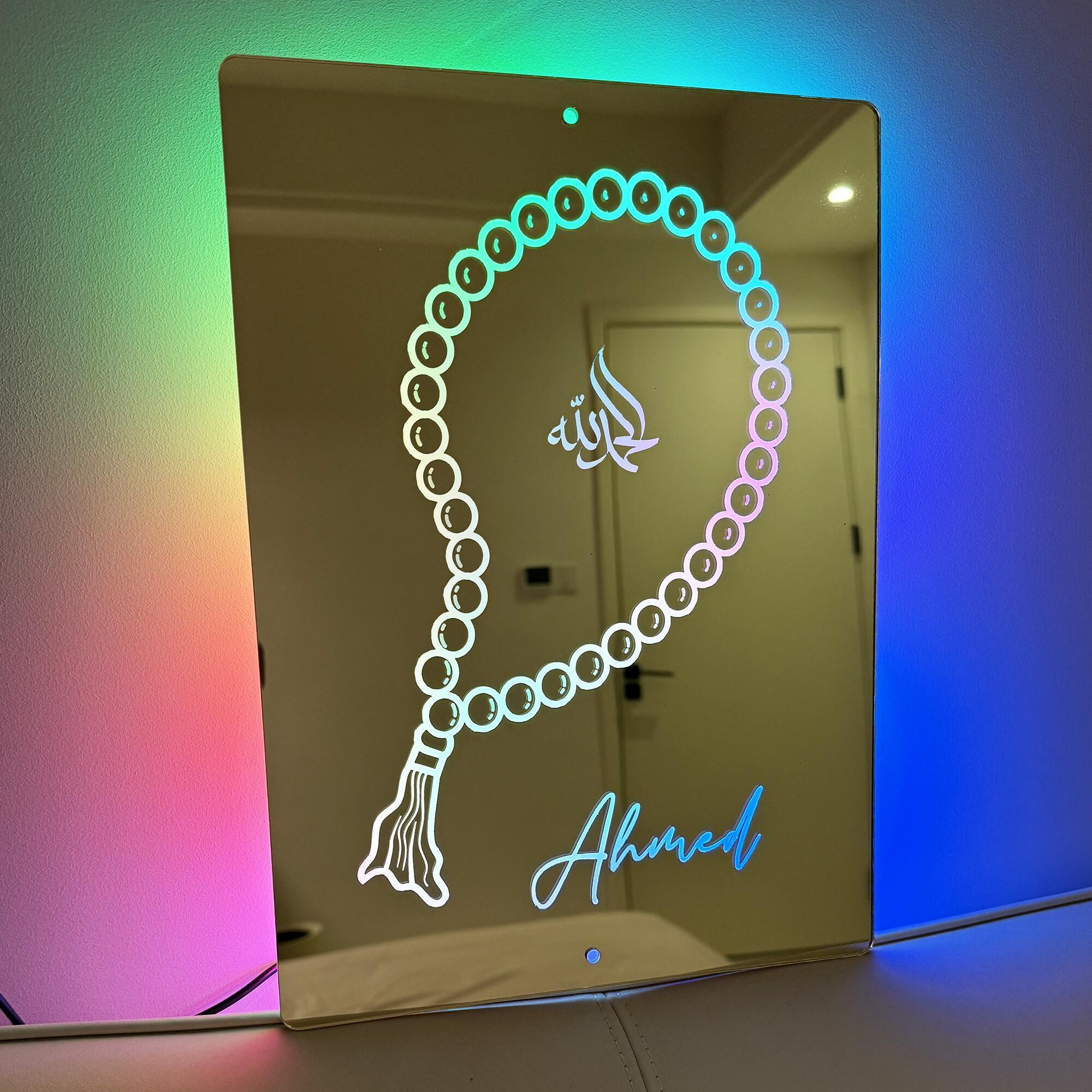 LED Mirror Light Decorative Wall Lamp with Remote Control