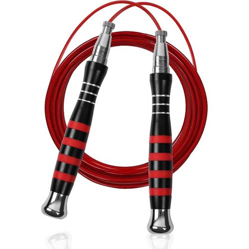 cuerda de de peso con rotación de 360° y de silicona antideslizantes - de cable ajustable resistencia, diseño sin tornillos para boxeo, , entrenamiento cardio - cuerda de fitness portátil (no requiere energía)