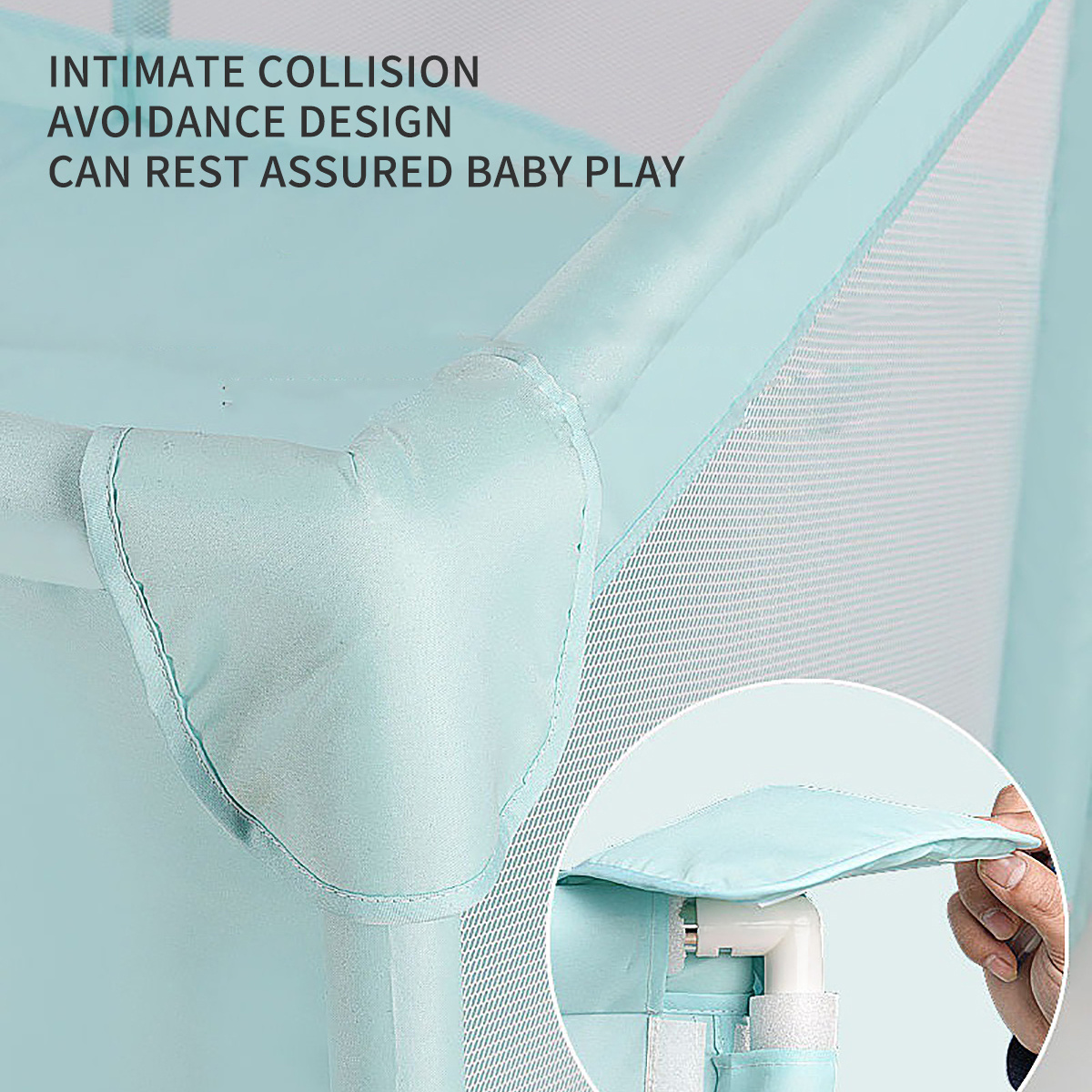 Infant activity fence photo