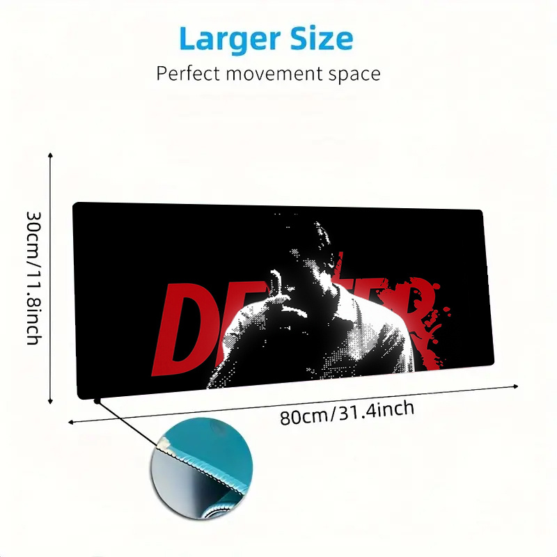 TEMU Tv Show Horror Laptop Mouse Pad, Large Gaming Birthday Gift Christmas Present, Gaming Mouse Pad, Gaming Mousepad, Gaming Mouse Pad Large, Gaming