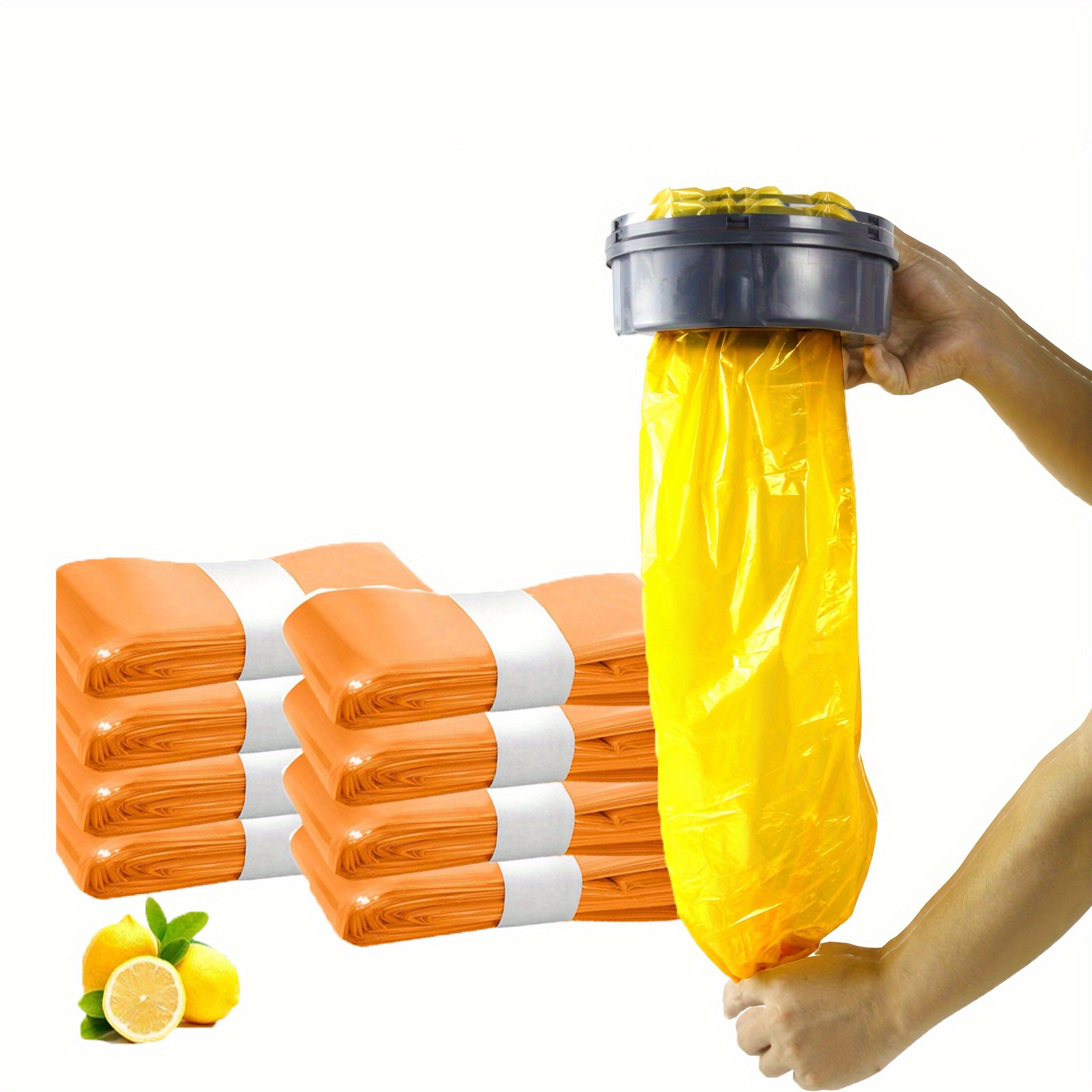 8er-Pack Schwere Wickel-Ersatzbeutel für Windeln - Auslaufsicher, Kompatibel mit Tommee Tippee, Angelcare, Genie Diaper Pails - Geruchsschließende Müllsäcke für Wickelpalast, Katzentoilette, Mülleimer - (Keine Ersatzbox Nötig) - Ideal für Zuhause, Kindertagesstätte, Reisen, Wickeltasche, Wickelpalast-Liner, Sicherer Verschlussdesign, Auslaufsichere Konstruktion, Haushaltsorganisation, Kompakte Aufbewahrung, Langlebiges Material, Tierbesitzer