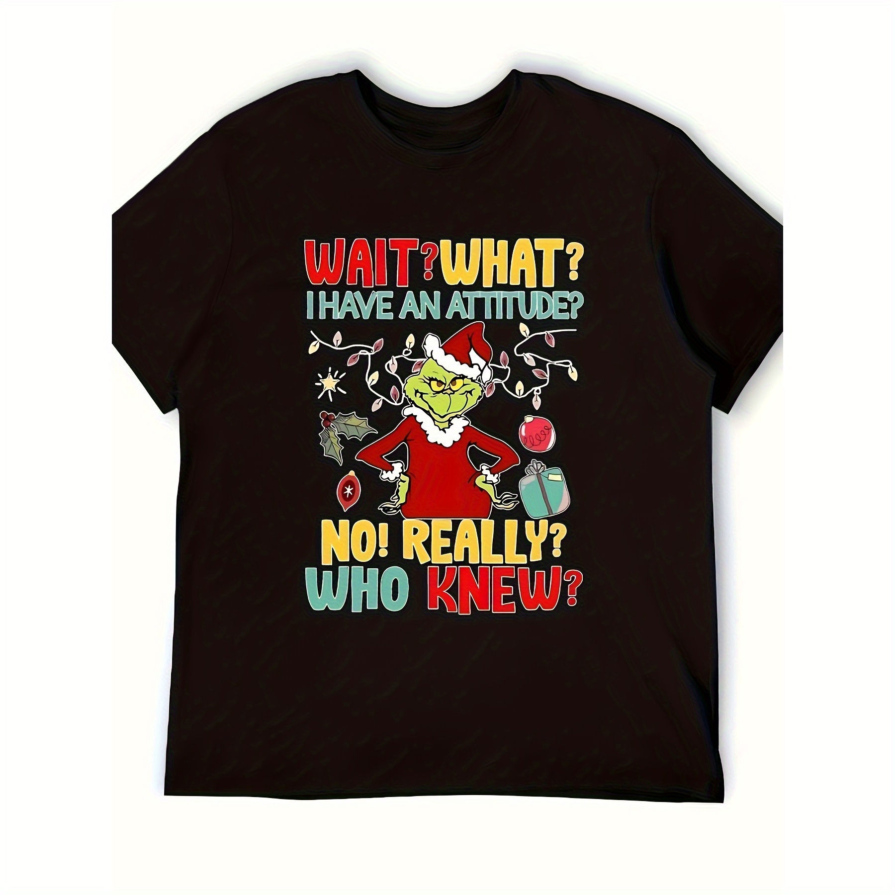 

I Have No Christmas T-, Crewneck T-, 100% T-,