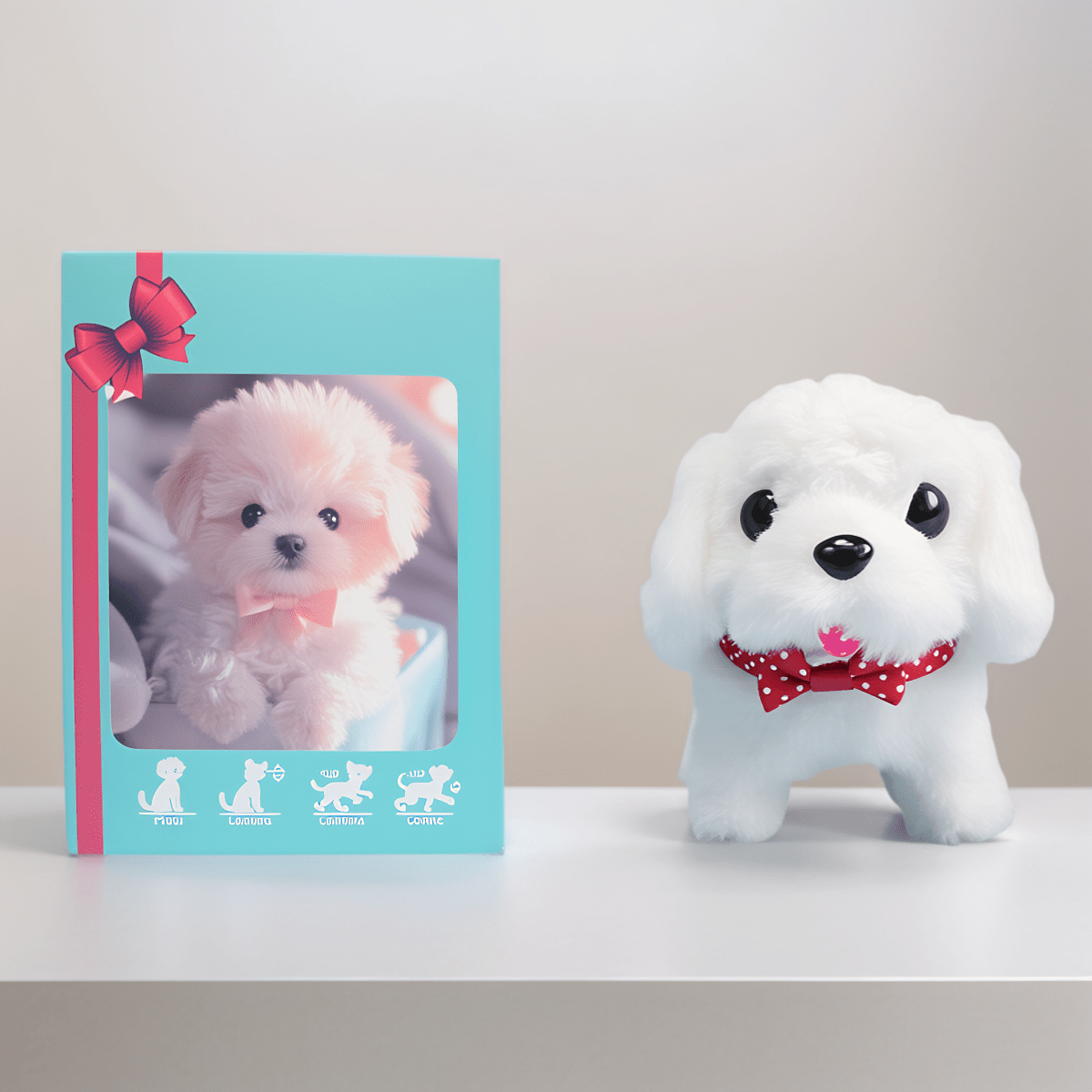 TEMU 2026 Dog, Robot Puppy That Like A Real Puppy - Walking, Barking, Tail Wagging