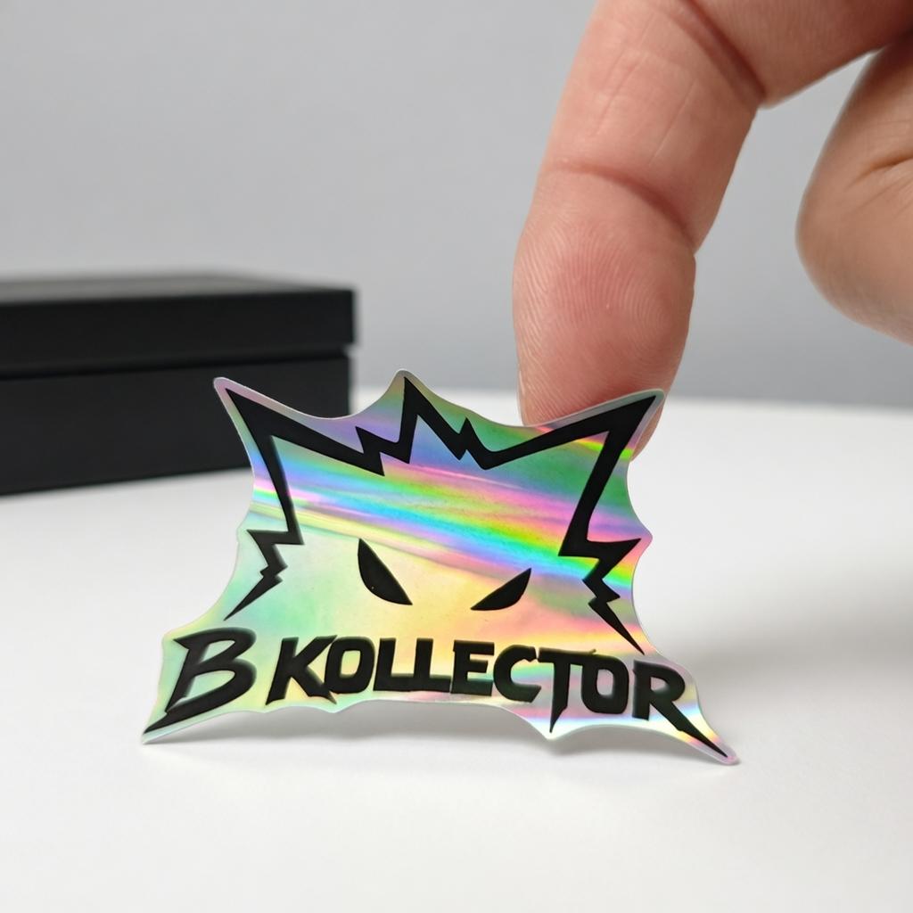 Personalized Custom Irregular Holographic Rainbow Stickers