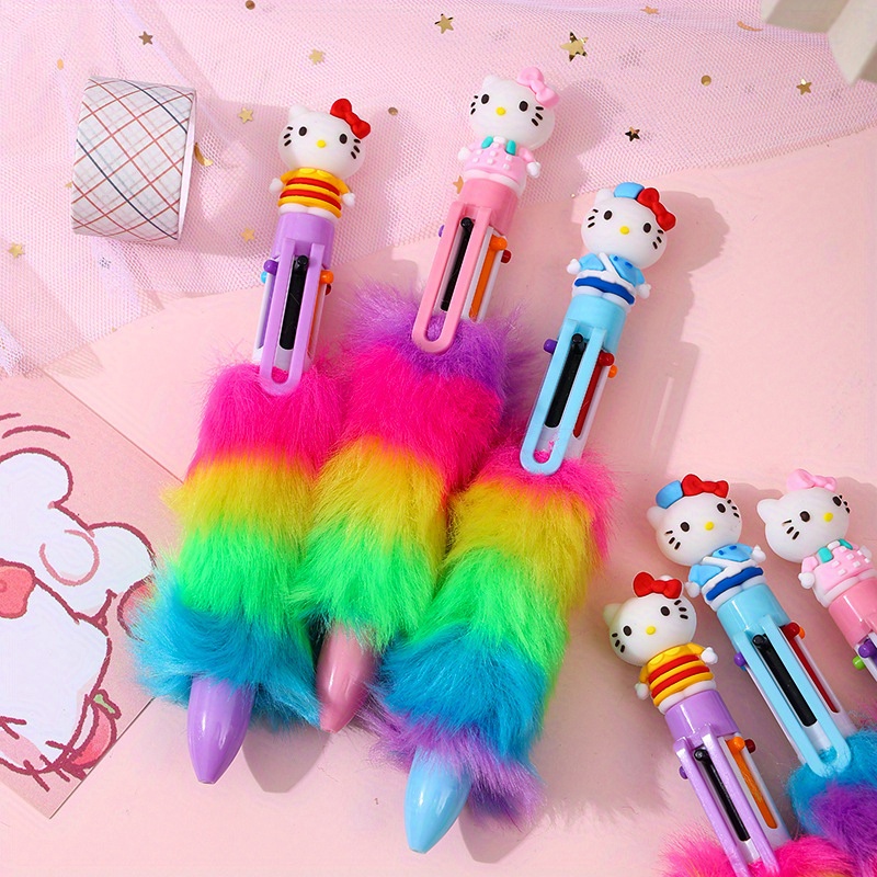 36 for   cartoon cute   6-  ballpoint pen set - retractable, fine point, durable plastic, ideal for students & office use, student stationery gift|  desig urable plastic pen, for   accessories Product details 4