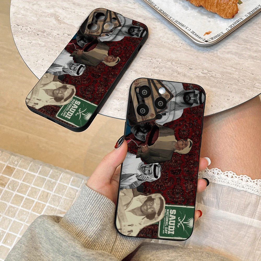 White Pattern Phone Case Compatible With Iphone 16 15 14 13 12 Pro  Shockproof Protective Cover Suitable For Men And Girlfriend Gifts G 601101523215027