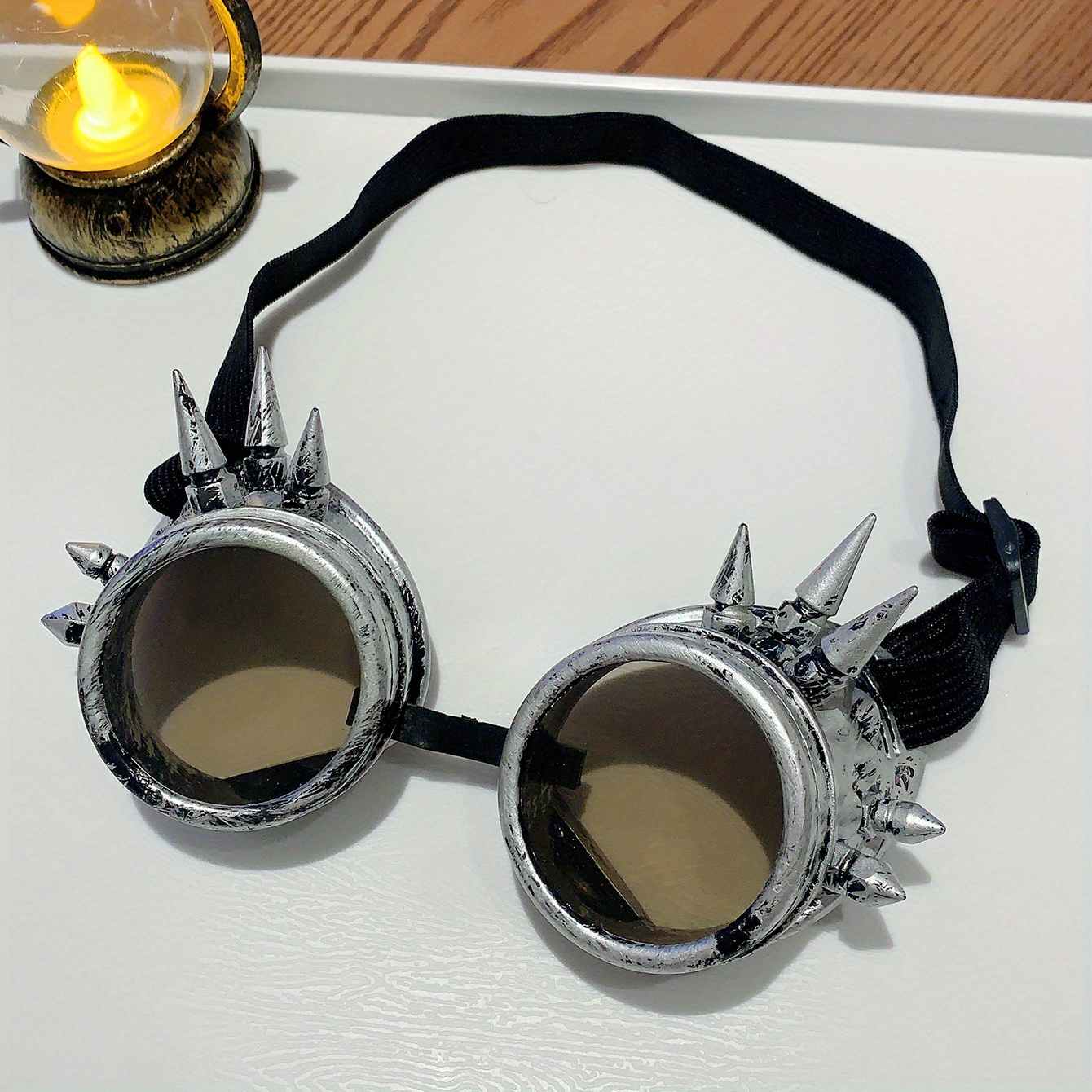 New Halloween Costume Punk Steam Glasses Party Holiday Cosplay Decoration Props Women's Glasses Men's Glasses