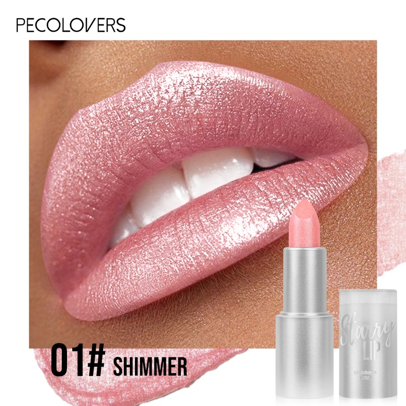 1pc Moisturizing, Shining, Suitable For Types, Soft Texture, Cups, Pearlescent Finish Lipstick - For Halloween And Christmas