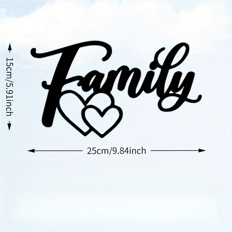 TEMU 2d Flat, 1pc Heart Wall Decor - Acrylic Retro Suitable For Living Room, Entryway,, Wedding & Christmas Decoration - Ideal Gift For Couples,