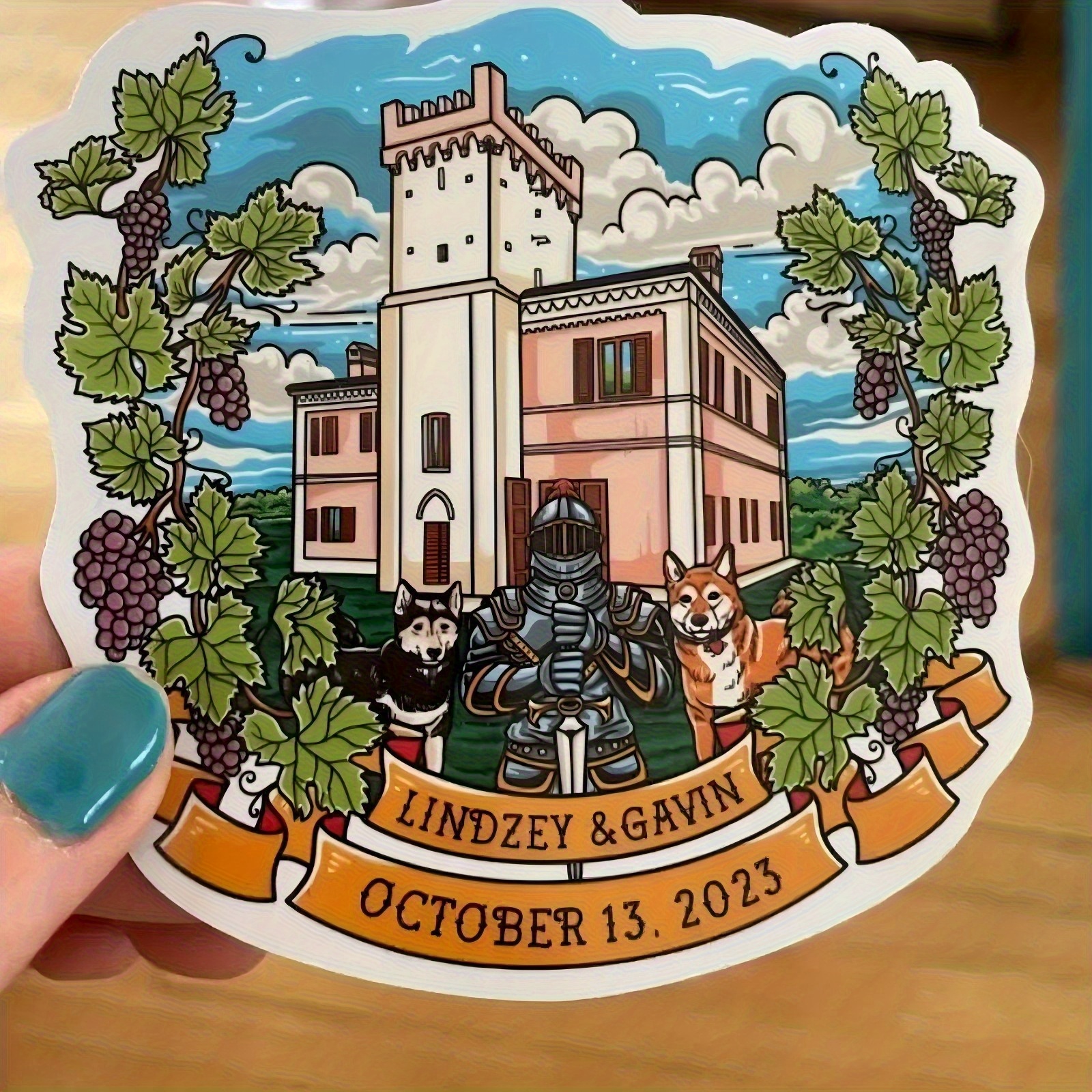 Customizable Irregular Stickers for Personalization