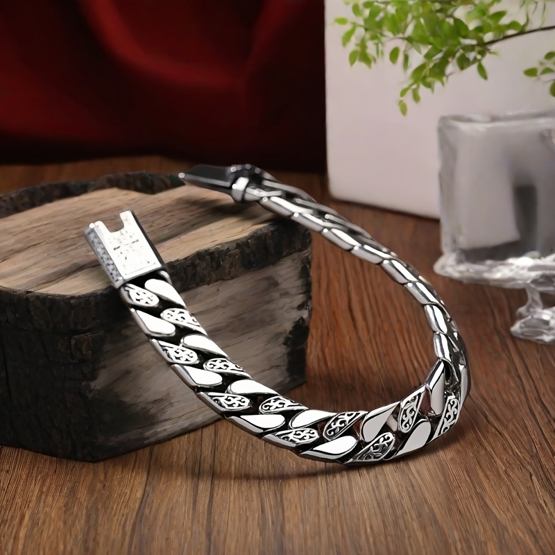 925银男士手链 | 复古风，生日礼物送男友或父亲的理想选择 商品详情 3