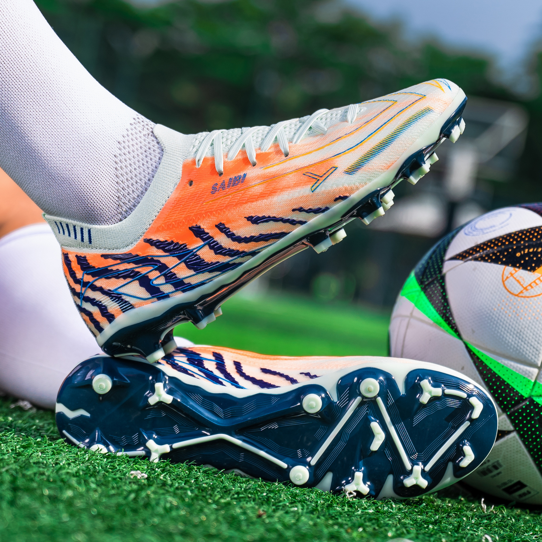 botas fútbol profesionales hombre fg tacos antideslizantes Temu