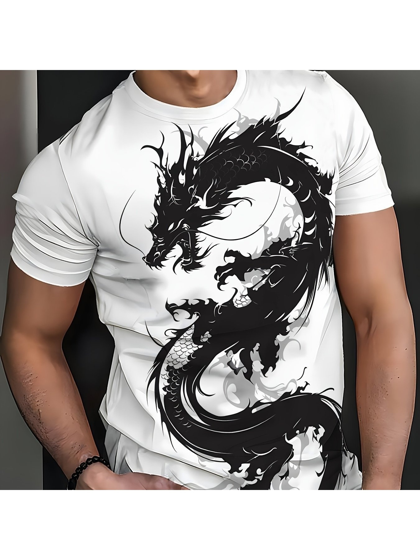 maglietta stampa 3d maniche corte casual top Temu Italy