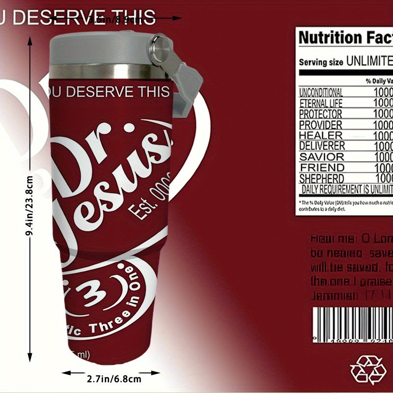 Tasse à café isotherme de voyage 30oz en acier inoxydable 304 | Tasse à vide portable avec couvercle et paille, idéale pour les cadeaux d'anniversaire, de vacances et du Nouvel An