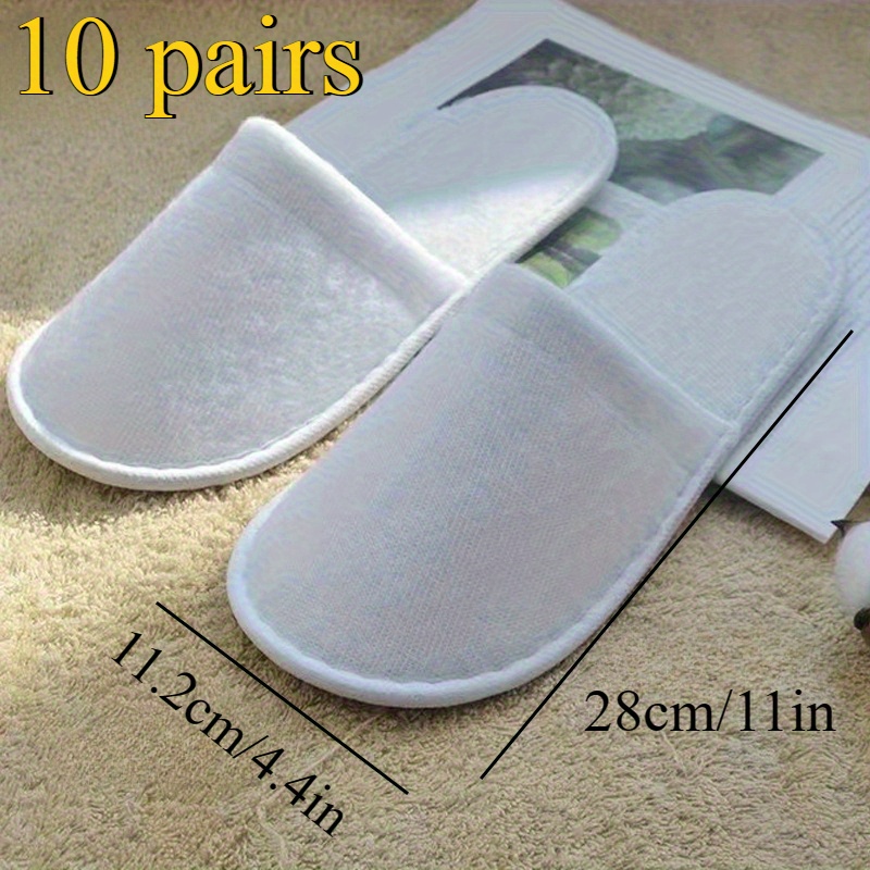 Closed Toe Disposable Shower Slippers Disposable Bathroom Slippers