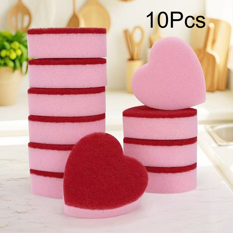 10/20/30pcs Cleaning Sponges | Ideal For Kitchen, Floor Cleaning, Made Of Polyester
