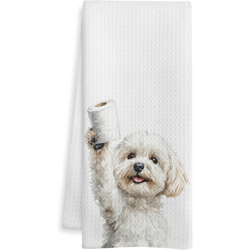 TEMU 1pc 18 X 26 Inch Funny Bathroom Hand Towels, Lovers Gifts Decorative Hand Towels For Guest Bathroom Washroom Half Bath
