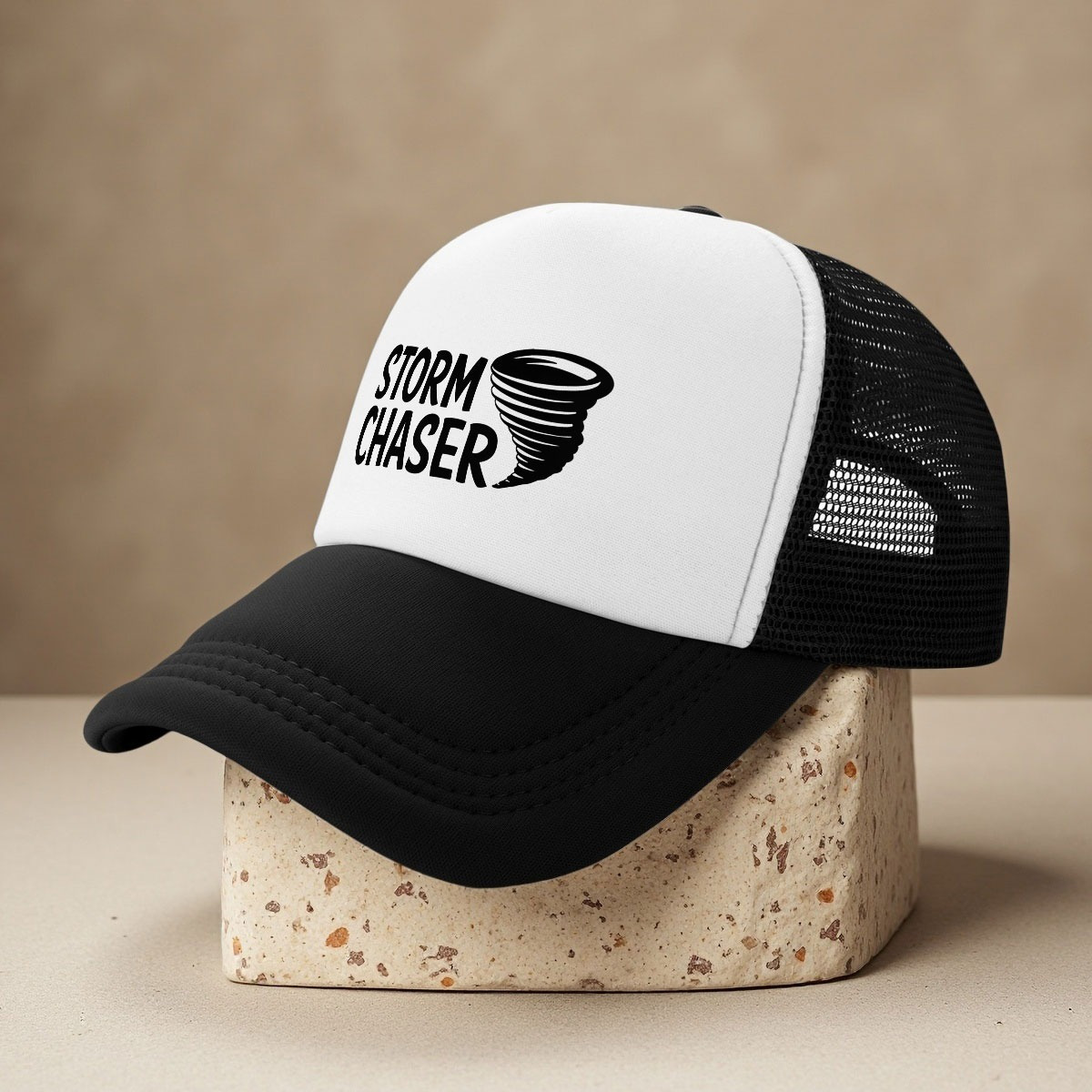 TEMU 1 Tornado Baseball Cap- Lightweight And Breathable, Featuring A Pattern, Color Designs() Or With Optional Prints. Washable Material, Tornado