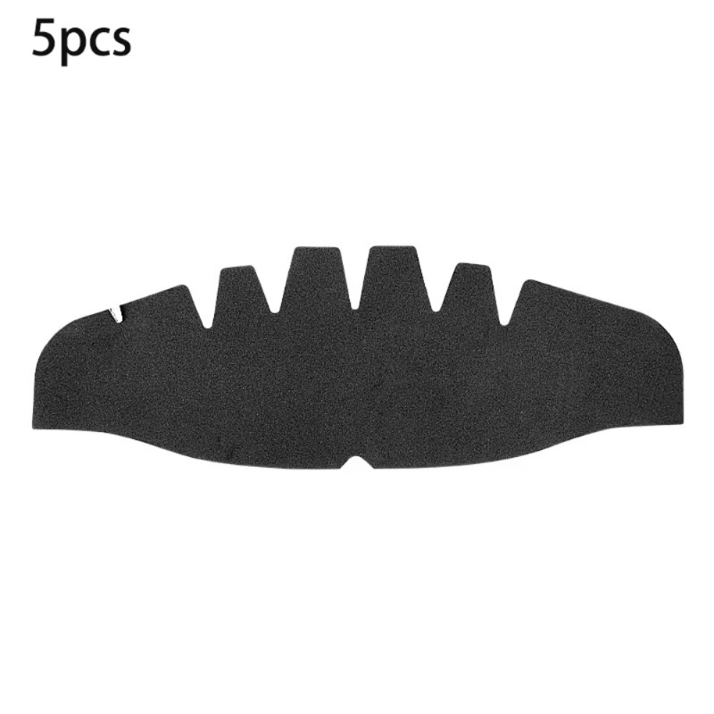 TEMU 5pcs/portable Prevents Stains Hat Sweat Liner Disposable Durable Sweatband Self-adhesive Hat Sweat Protector Fitness