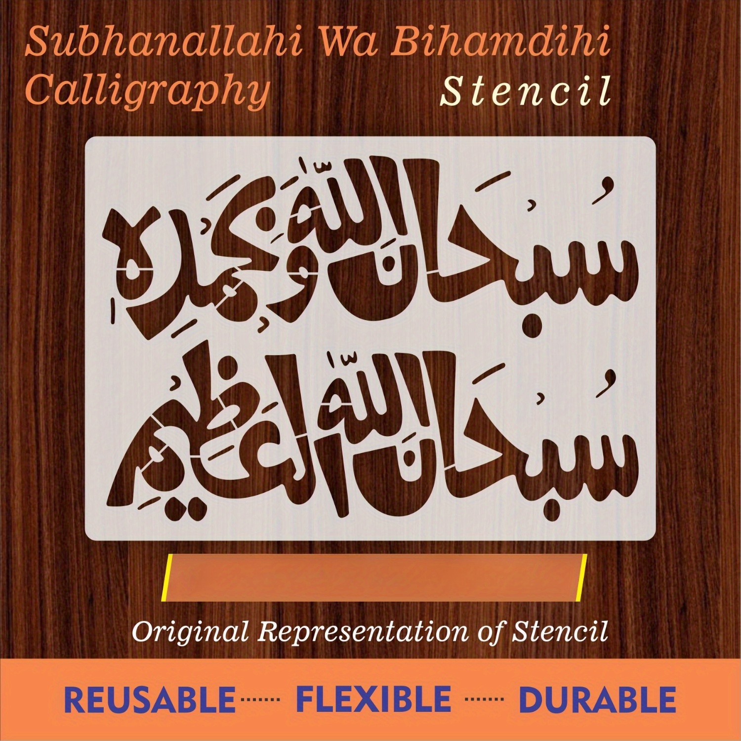 reusable stencils measuring 11 8 by 8 3 inches for painting and drawing on floors walls and tiles Product details 2