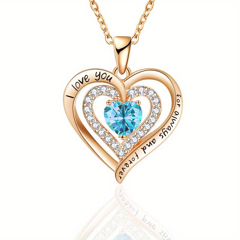 TEMU Collier Pendentif de Luxe, Pendentif Cœur Bijou pour Femme, pour , , Épouse, Mère, Polyvalent pour un Usage , Idéal pour Fêtes, Mariages, , Fête