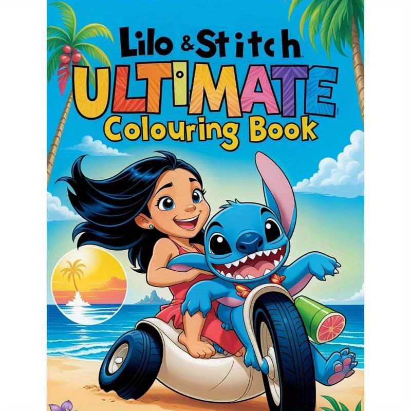 TEMU Coloring Book Stitch:the Ultimate Coloring Book For Kids And Adults
