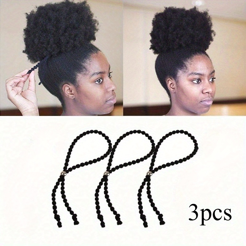 E-shop 3er-Pack Neues Verstellbares Doudou Seil Haarband, Multi-Volumen Stirnband, Einfaches Ball Haarband, Stirnband und Haarverzierungen