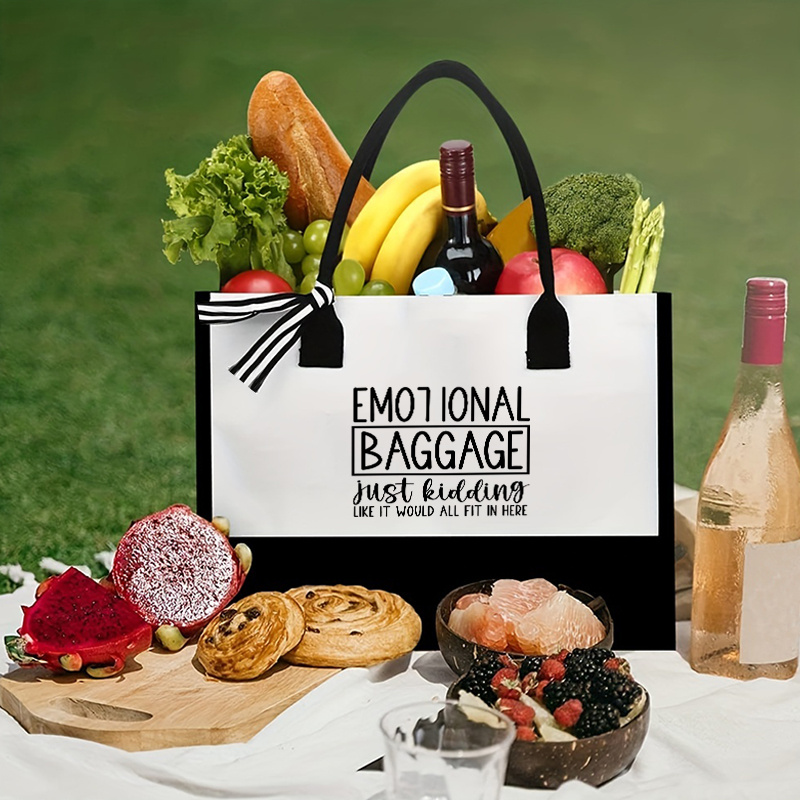 

Tote Bag "emotional " - , Unlined, , Non-dry , Shoulder , - For Shopping, , , , Picnics