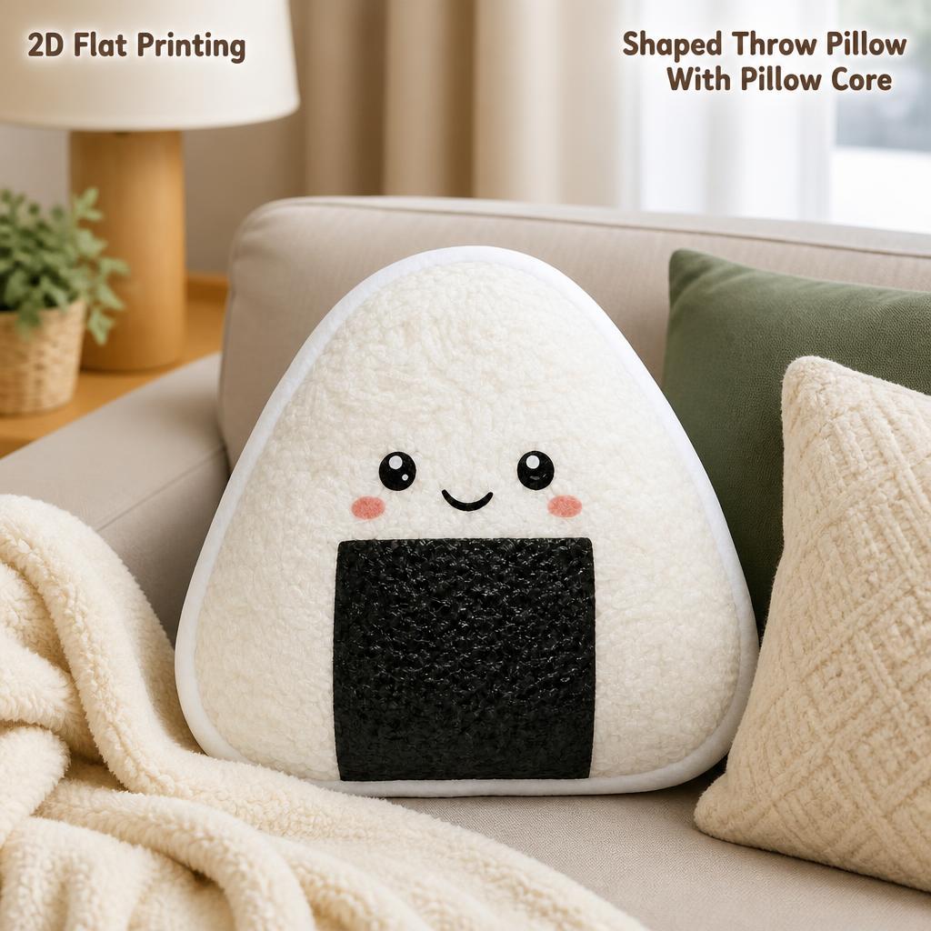 TEMU Cuscino a Forma di Sfera di Kawaii con Schienale a Forma di Marina, Stampa Piatta 2D, Cuscino Decorativo Imbottito a Forma di Sfera per Regalo,