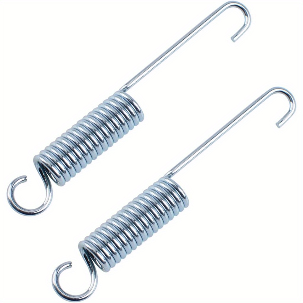 Image of [random Color Of Accessories]2pcs Replacement Recliner Sofa Chair Mechanism Tension Spring, Recliner Bed Springs Replacement Spring For Furniture Long Neck Hook Style Garage Storage Hardware