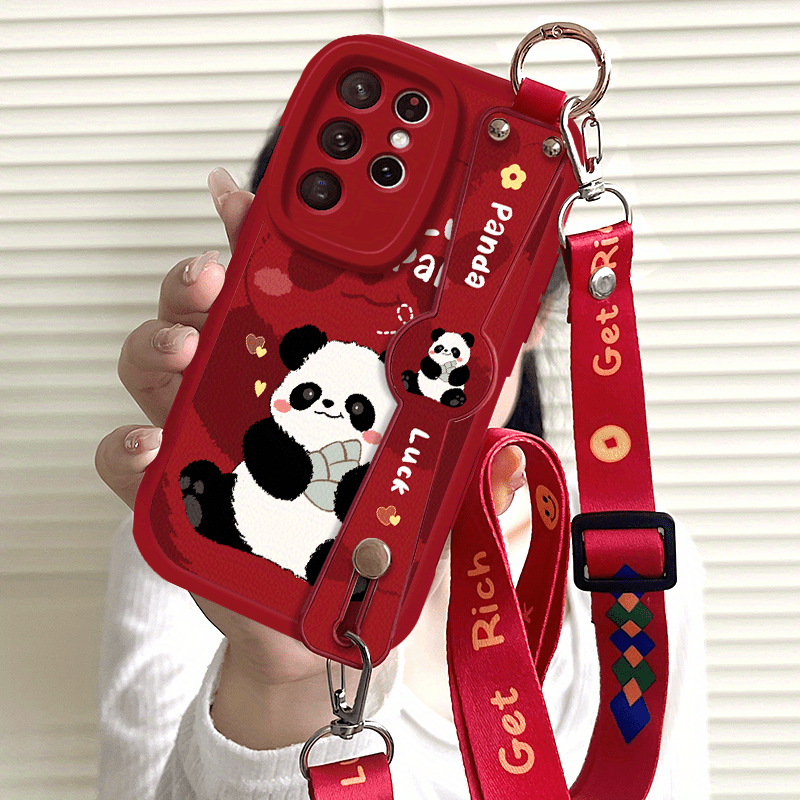 TEMU Phone Case: Cute Panda Pattern Case, Suitable For Galaxy S24 Phone Case, Galaxy S23 Ultra Protective Cover, Galaxy S22  5g Shell, Galaxy S20 Fe