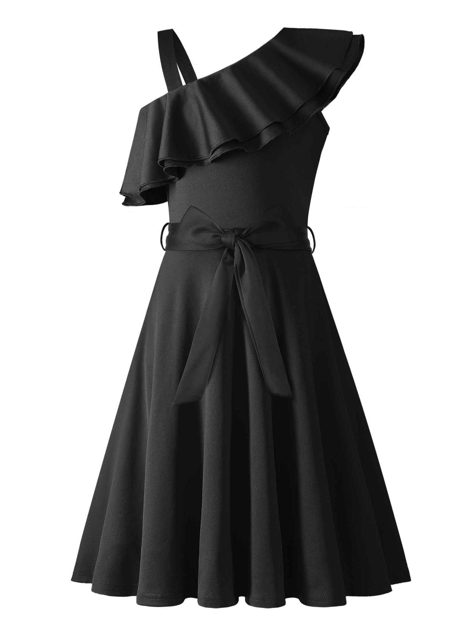 dress for fall Modest floral dresses women Little Girl Size:44 Inch Its luxury velvet fabric Lovisa halter silk dress