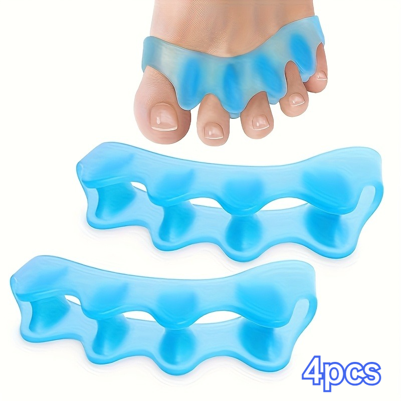 4pcs Silicone Toe Pads, Unisex, -absorbing, Anti-slip And , Lightweight Insoles