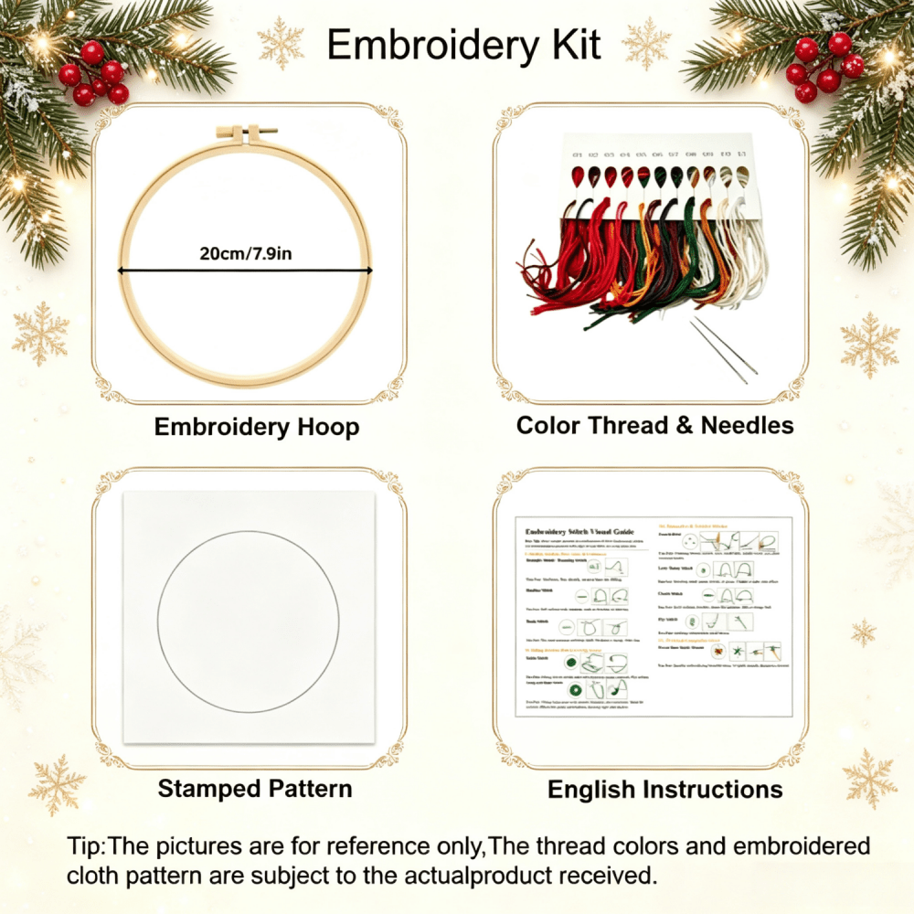 Owl Pattern Handmade DIY Embroidery Kit for Beginners