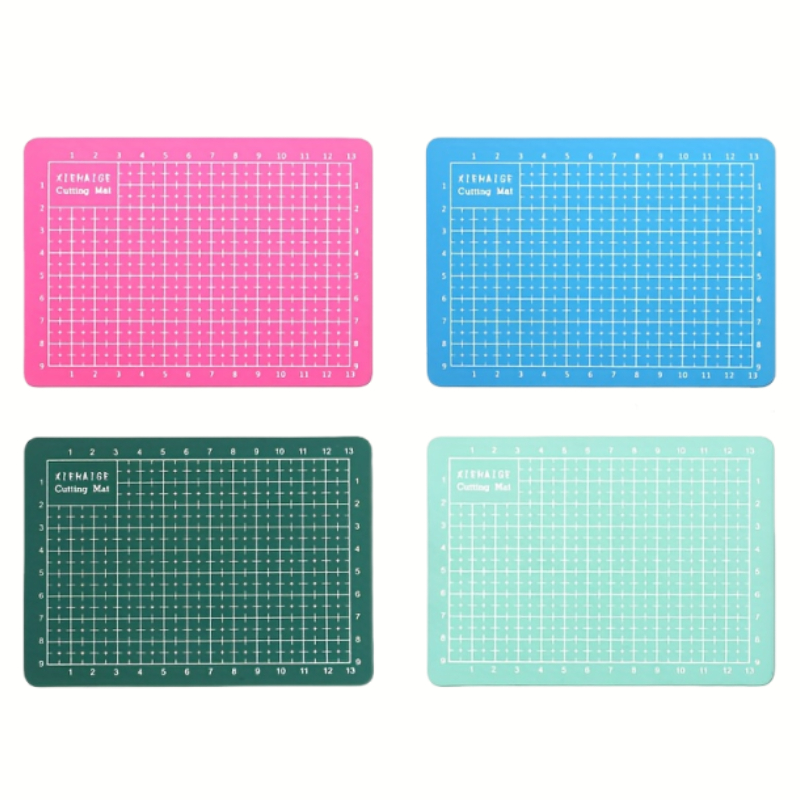 TEMU 4pcs Set Of Acrylic Material Cutting Mats, Mini Paper Cutting Pads, Cutting Boards, Suitable For Office School Supplies Quilting, Paper Craft,