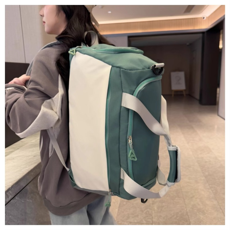 Gran Capacidad Bolsa de Gimnasio y Viaje - Convertible en Mano, Hombro o Mochila con Cierre de Cremallera - Equipaje Ligero y Duradero para Mujeres/Hombres, Negocios, Vacaciones, Yoga, Gimnasio - Compartimento Principal Espacioso & Organizador Frontal - Bolso Diario, Escapada de Fin de Semana, Diseño Minimalista, Correas Ajustables, Tote Portátil, Para Viajeros Frecuentes, Equipo Deportivo, Versátil, Costuras Reforzadas, Estilo Activo