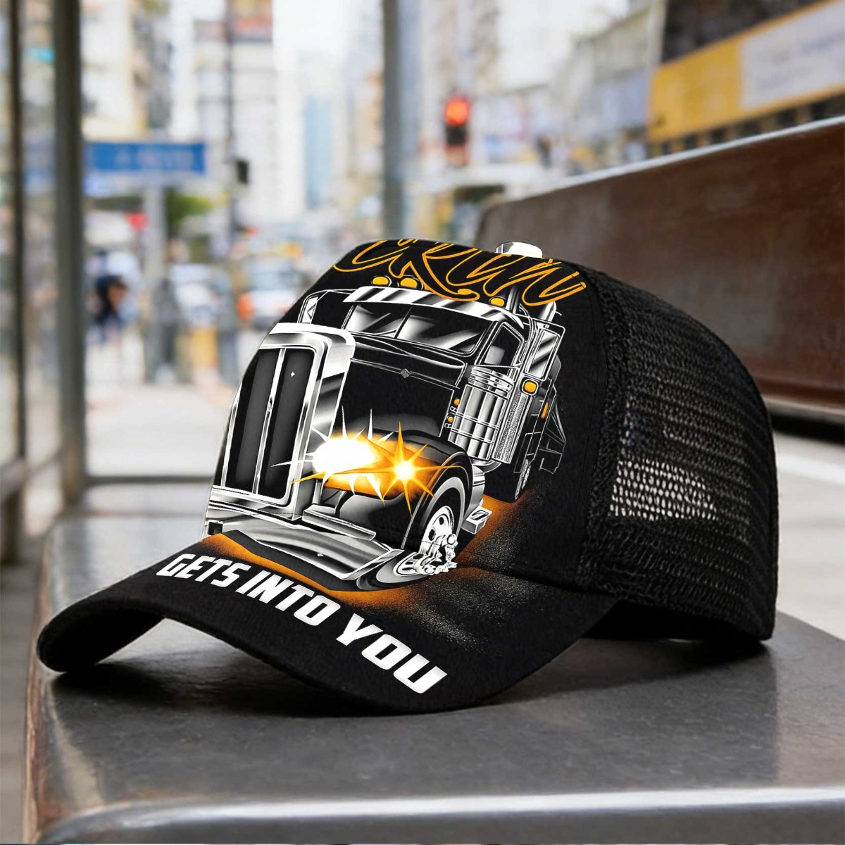 TEMU Baseball Cap For Truck Drivers, Perfect For A Vibrant Lifestyle. The Adjustable Mesh Design Ensures And Durability, Ideal For Outdoor Use. A