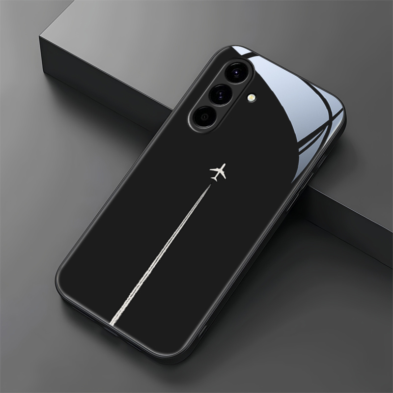 Funda para teléfono: Sombra Solitaria en un Vuelo Nocturno, funda de vidrio templado para for Samsung for Galaxy A565G/A07/A065G/A06/A05S/A555G/A545G/A535G/A365G/A355G/A345G/A335G/A32/A04/A03S/A135G/A145G/A15/A165G/A23/A24/A25/A265G/A03 HZ0950, funda dura avanzada protectora antigolpes